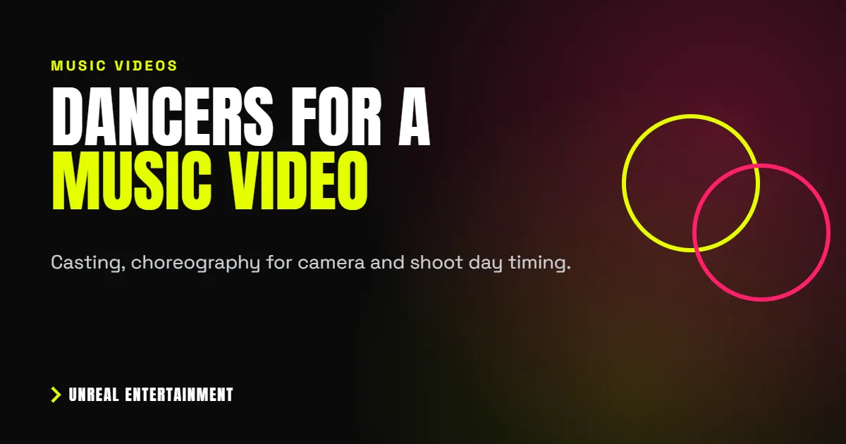 How to Hire Dancers for a Music Video Without the Shoot Day Falling Apart