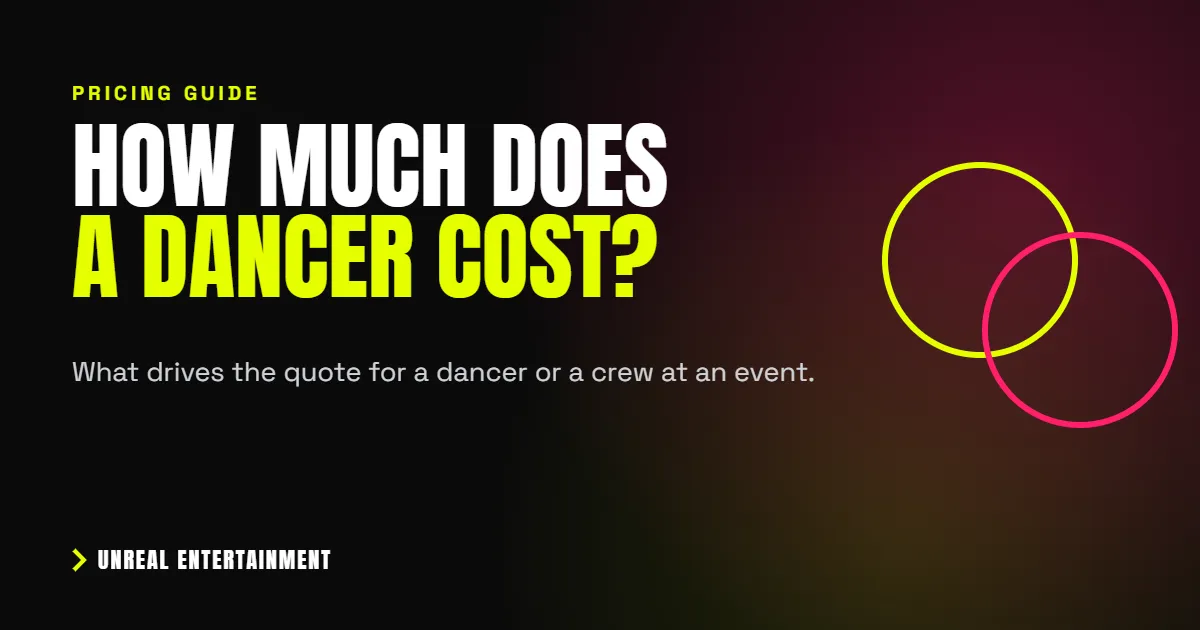 How Much Does a Dancer Cost for an Event
